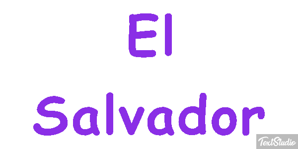 El Salvador Text effect