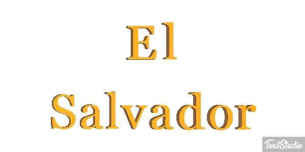 El Salvador Text effect