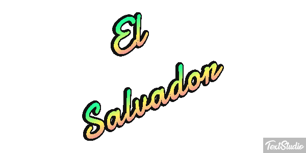 El Salvador Text effect