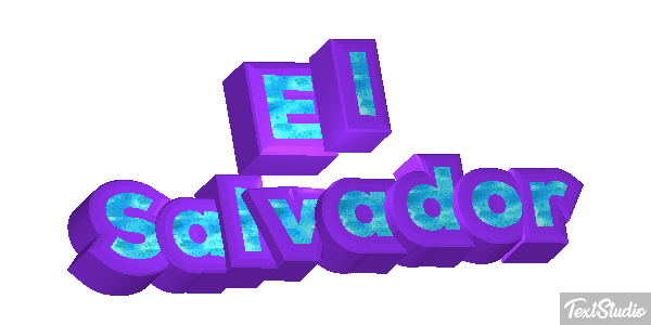 El Salvador Text effect