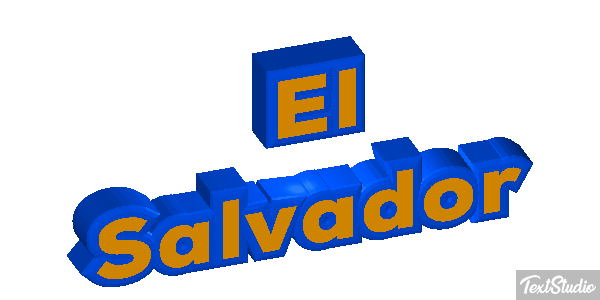 El Salvador Text effect