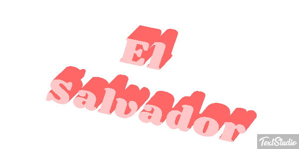 El Salvador Text effect