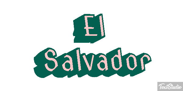 El Salvador Text effect