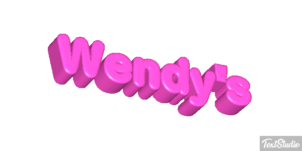 Wendy's Efeito do texto
