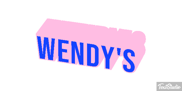 Wendy's Efeito do texto