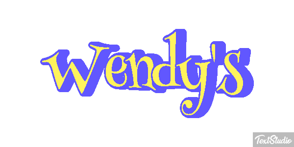 Wendy's Efeito do texto
