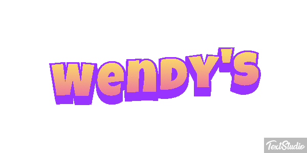 Wendy's Efeito do texto