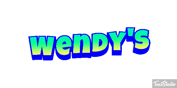 Wendy's Efeito do texto