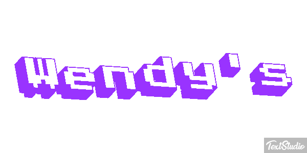 Wendy's Efeito do texto