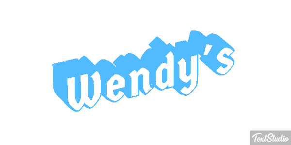 Wendy's Efeito do texto