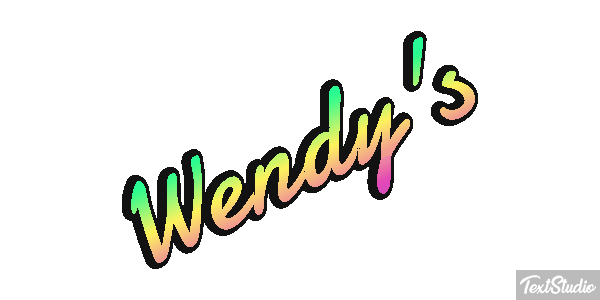 Wendy's Efeito do texto