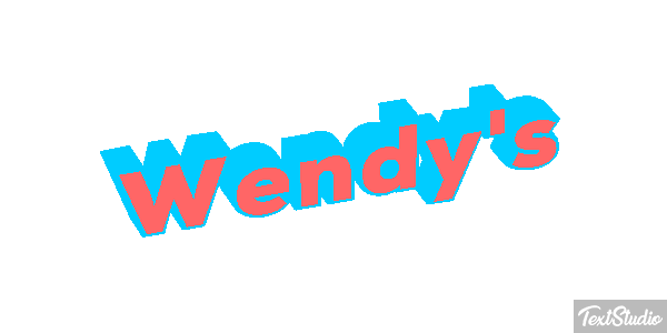 Wendy's Efeito do texto