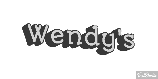 Wendy's Efeito do texto