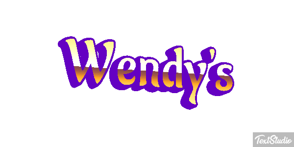 Wendy's Efeito do texto