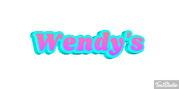 Wendy's Efeito do texto