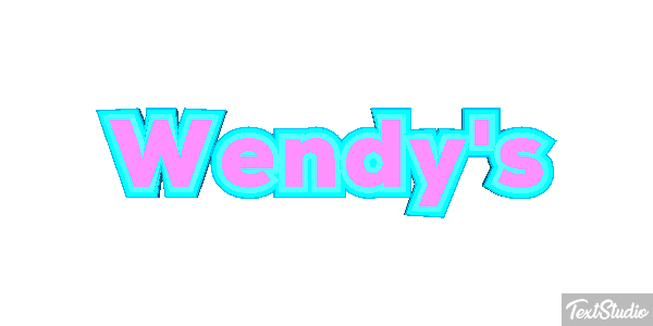 Wendy's Efeito do texto