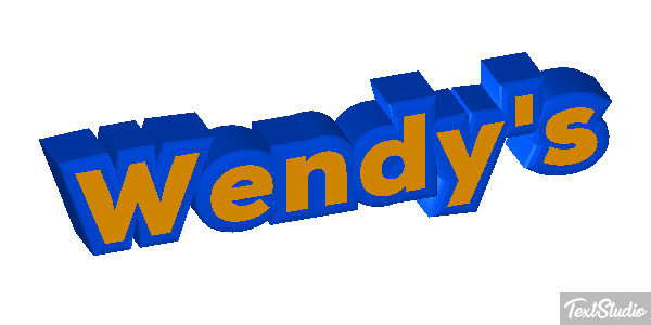 Wendy's Efeito do texto