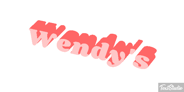 Wendy's Efeito do texto