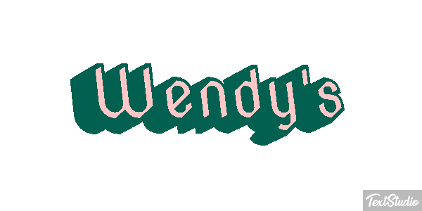Wendy's Efeito do texto