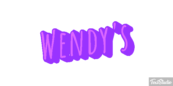 Wendy's Efeito do texto