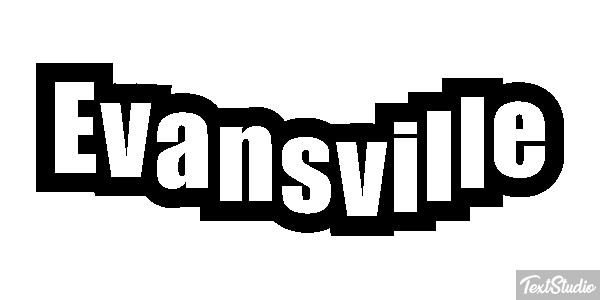 Evansville Effetto testo