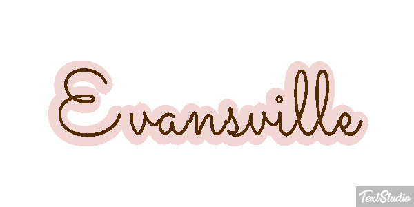 Evansville Effetto testo