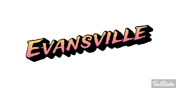 Evansville Effetto testo
