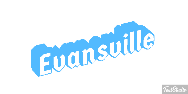Evansville Effetto testo