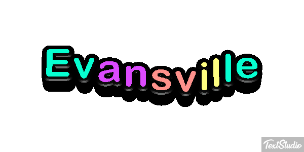 Evansville Effetto testo