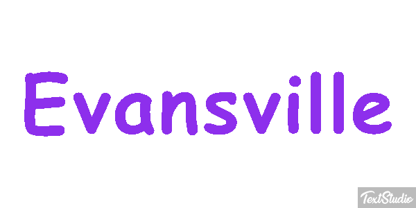 Evansville Effetto testo