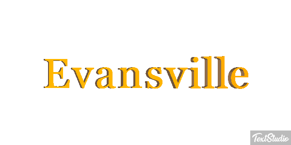 Evansville Effetto testo