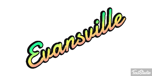 Evansville Effetto testo
