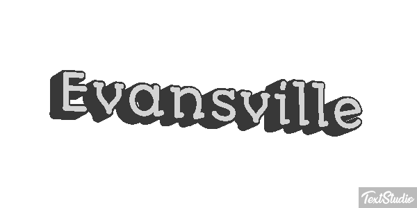 Evansville Effetto testo