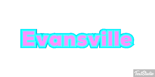 Evansville Effetto testo