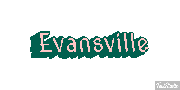 Evansville Effetto testo