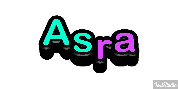 Asra Effetto testo
