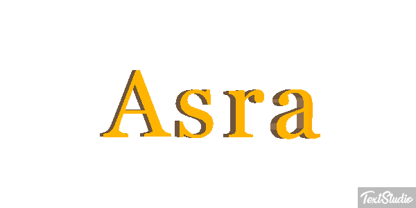 Asra Effetto testo