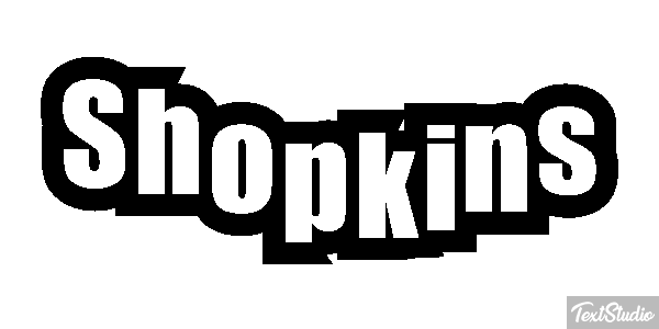 Shopkins Effet de texte
