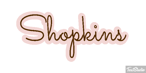 Shopkins Effet de texte