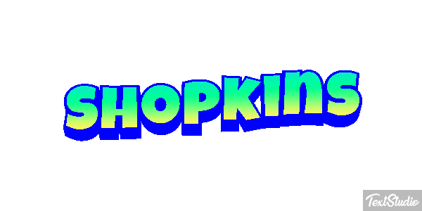 Shopkins Effet de texte