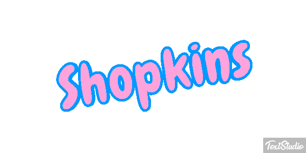 Shopkins Effet de texte