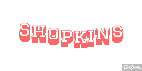 Shopkins Effet de texte