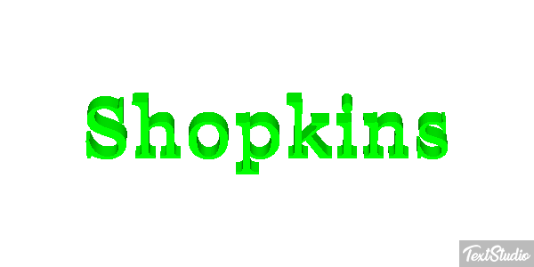 Shopkins Effet de texte