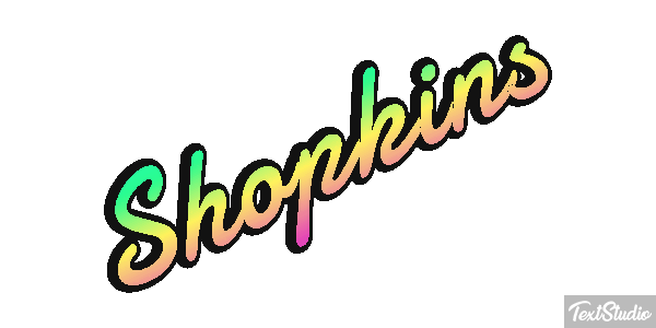 Shopkins Effet de texte