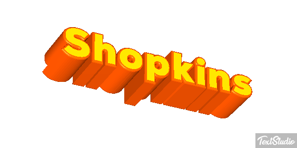 Shopkins Effet de texte