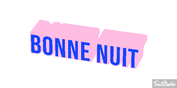 Bonne nuit Effetto testo