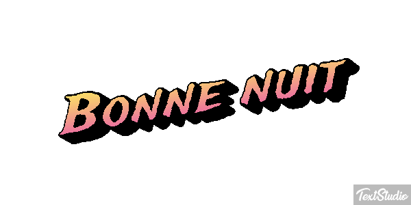 Bonne nuit Effetto testo