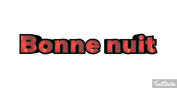 Bonne nuit Effetto testo