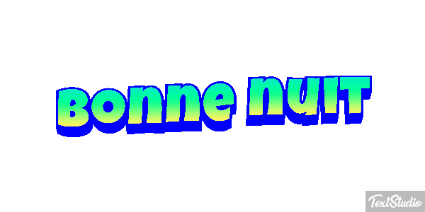 Bonne nuit Effetto testo