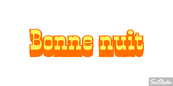 Bonne nuit Effetto testo